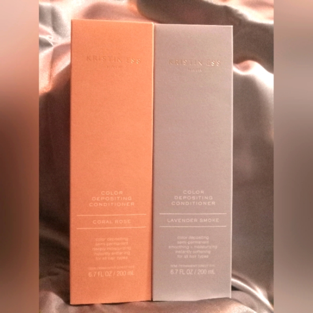 New Sealed Lot Of 2 Kristin Ess Color Depositing Conditioner Lavender & …
